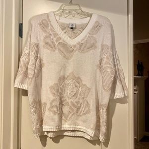 CAbi Lotus Pullover Seeater - Spring 2021. Like new condition! Size XS.